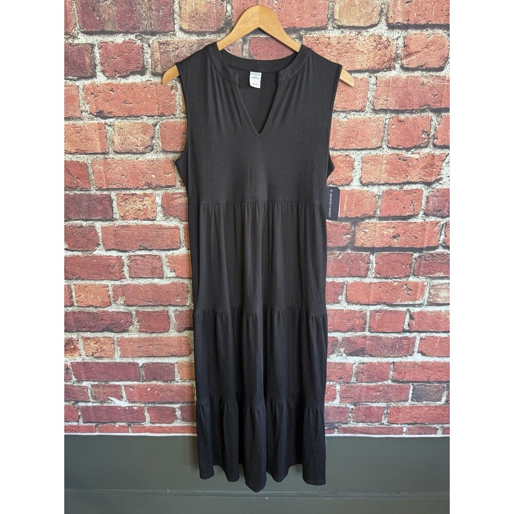 Melrose and Market Womens Sleeveless Tiered Sleeveless Maxi Dress Size Medium